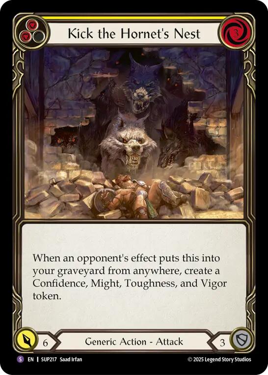 Flesh and Blood TCG: Kick the Hornet's Nest card image