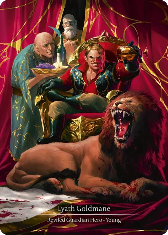 Flesh and Blood TCG: Lyath Goldmane (Marvel) card image