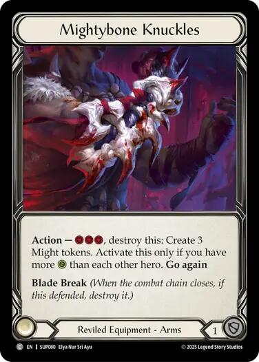 Flesh and Blood TCG: Mightybone Knuckles card image
