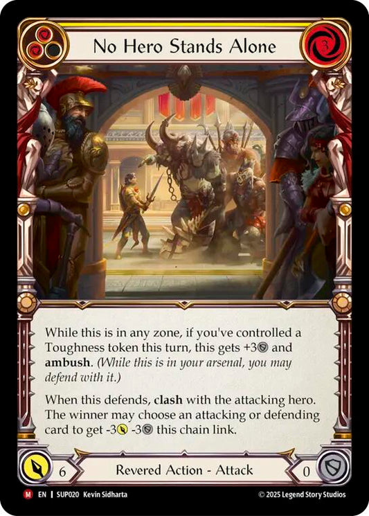 Flesh and Blood TCG: No Hero Stands Alone card image