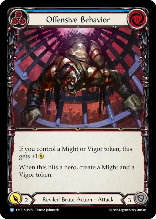 Flesh and Blood TCG: Offensive Behavior card image