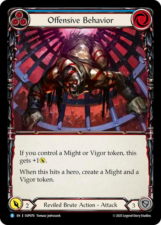 Flesh and Blood TCG: Offensive Behavior card image
