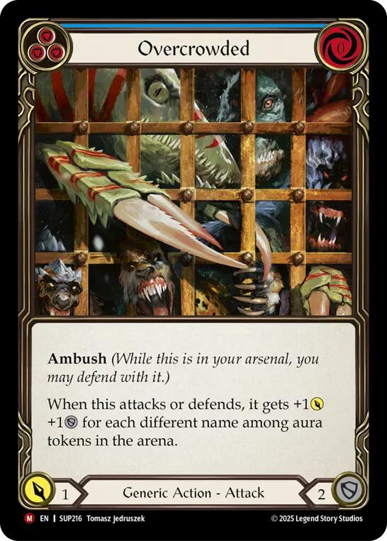 Flesh and Blood TCG: Overcrowded card image