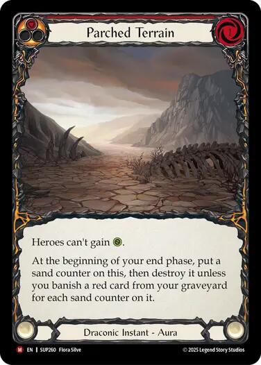 Flesh and Blood TCG: Parched Terrain card image