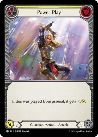 Flesh and Blood TCG: Power Play (Yellow) card image