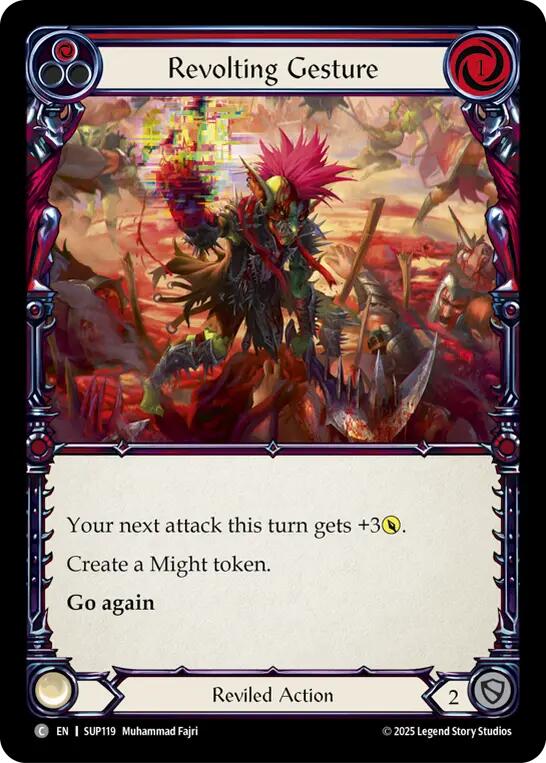 Flesh and Blood TCG: Revolting Gesture card image