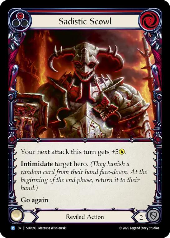Flesh and Blood TCG: Sadistic Scowl card image
