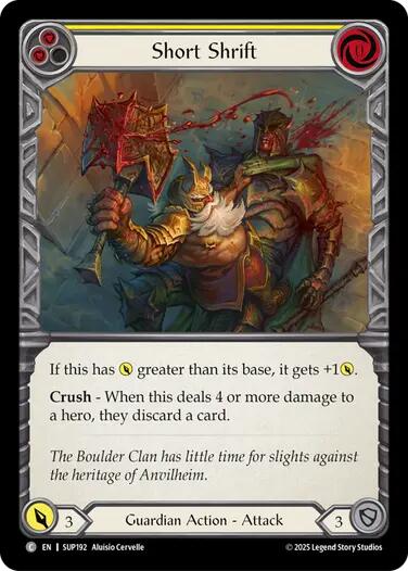 Flesh and Blood TCG: Short Shrift card image