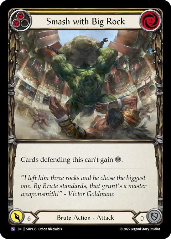 Flesh and Blood TCG: Smash with Big Rock card image