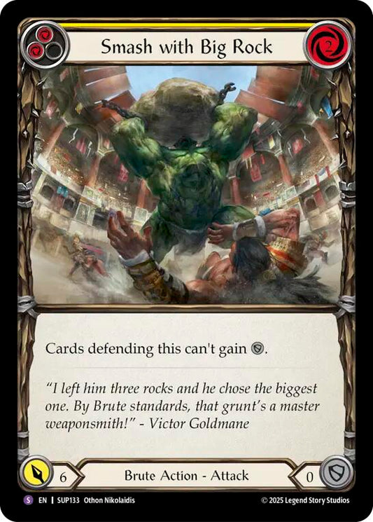 Flesh and Blood TCG: Smash with Big Rock card image