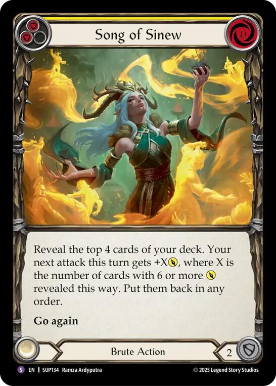 Flesh and Blood TCG: Song of Sinew card image