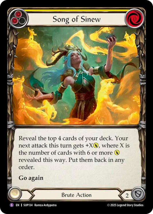 Flesh and Blood TCG: Song of Sinew card image