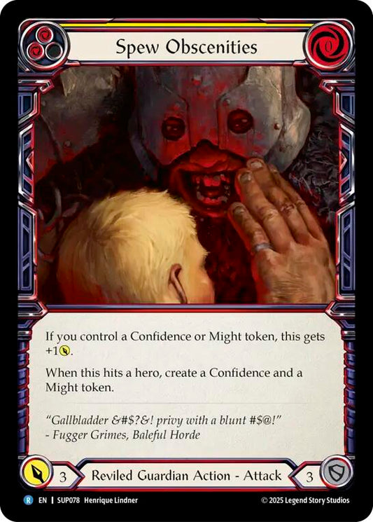Flesh and Blood TCG: Spew Obscenities card image