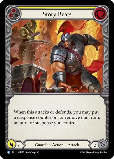 Flesh and Blood TCG: Story Beats (Yellow) card image