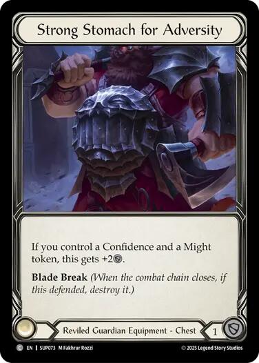 Flesh and Blood TCG: Strong Stomach for Adversity card image