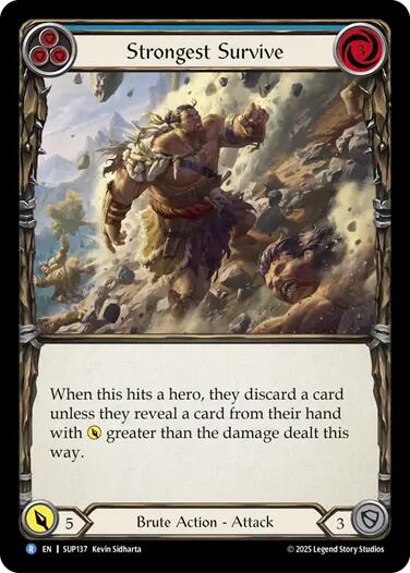 Flesh and Blood TCG: Strongest Survive (Blue) card image
