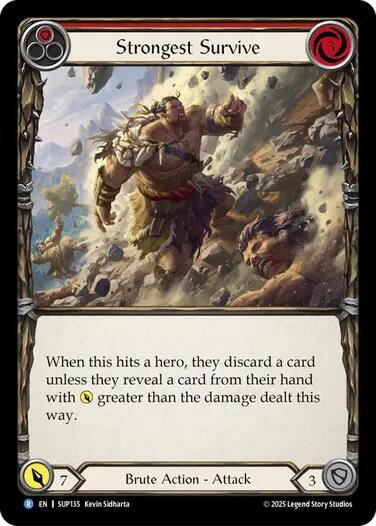 Flesh and Blood TCG: Strongest Survive (Red) card image