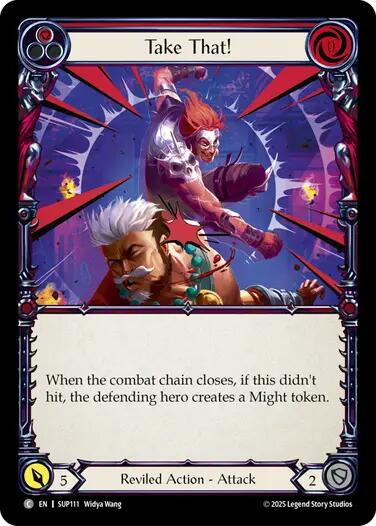 Flesh and Blood TCG: Take That! (Red) card image