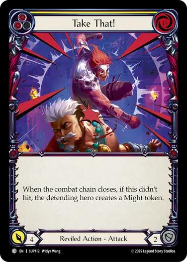 Flesh and Blood TCG: Take That! (Yellow) card image