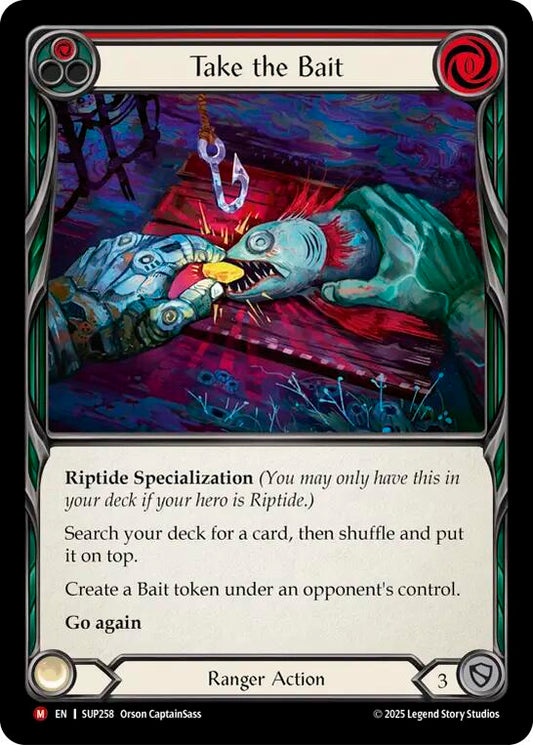 Flesh and Blood TCG: Take the Bait (Red) card image