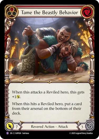 Flesh and Blood TCG: Tame the Beastly Behavior card image