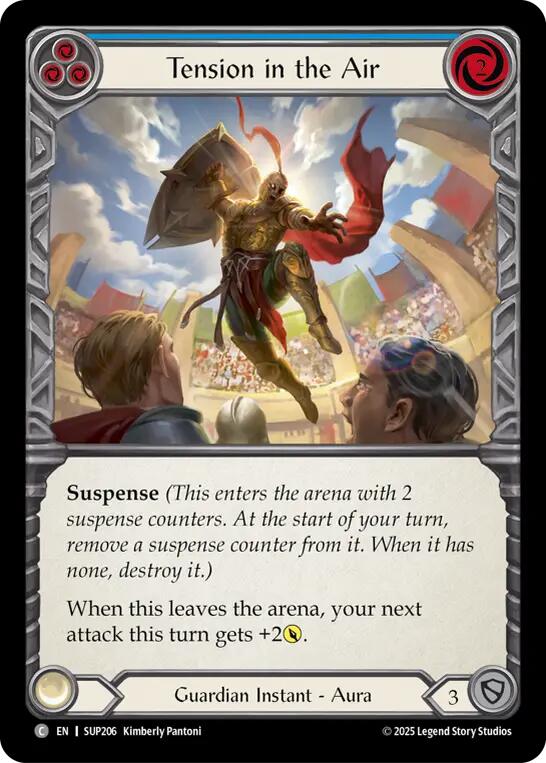 Flesh and Blood TCG: Tension in the Air (Blue) card image