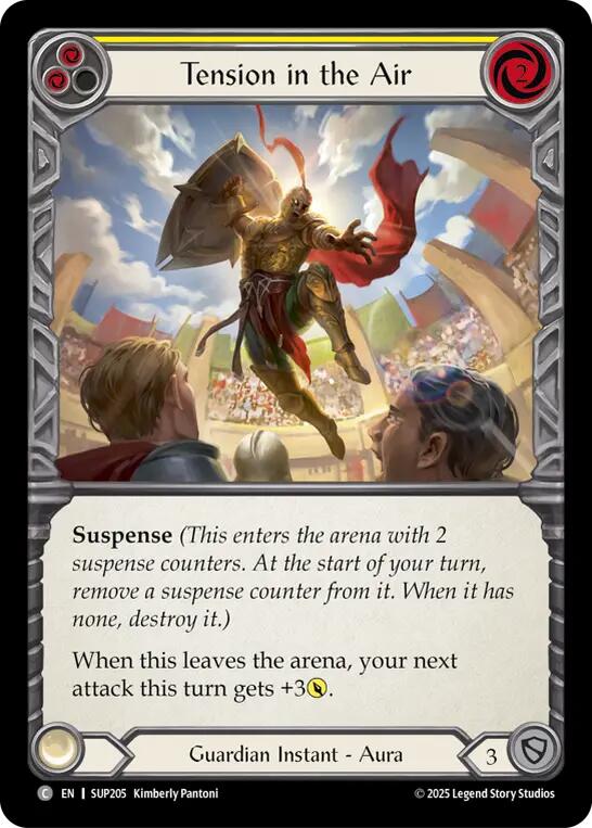 Flesh and Blood TCG: Tension in the Air (Yellow) card image