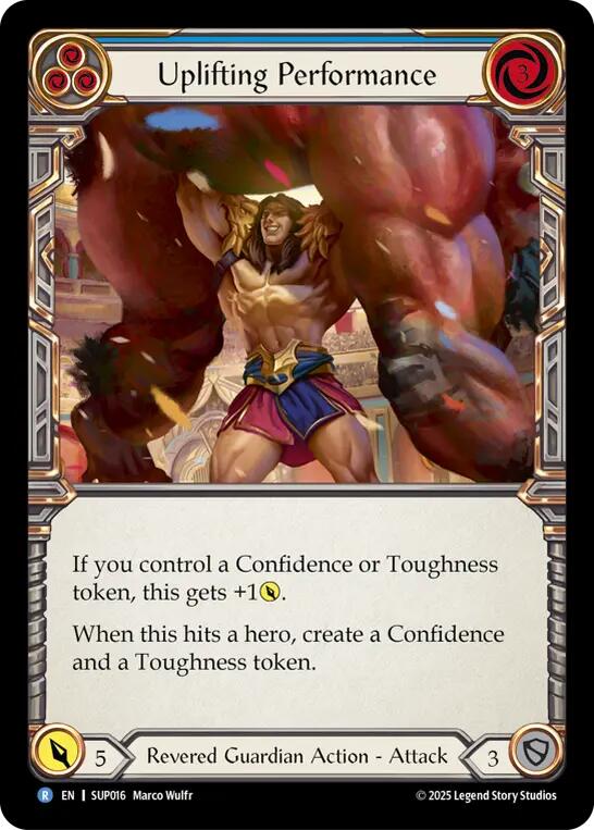 Flesh and Blood TCG: Uplifting Performance card image