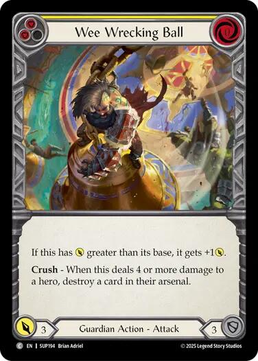 Flesh and Blood TCG: Wee Wrecking Ball card image