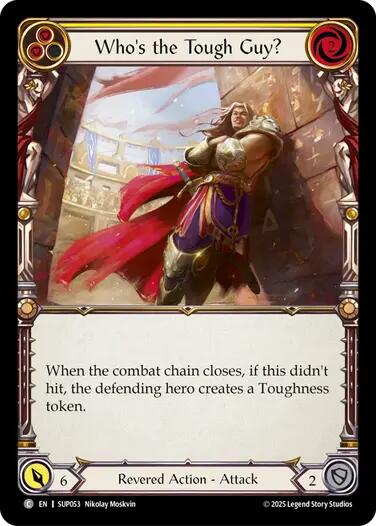 Flesh and Blood TCG: Who's the Tough Guy? (Yellow) card image