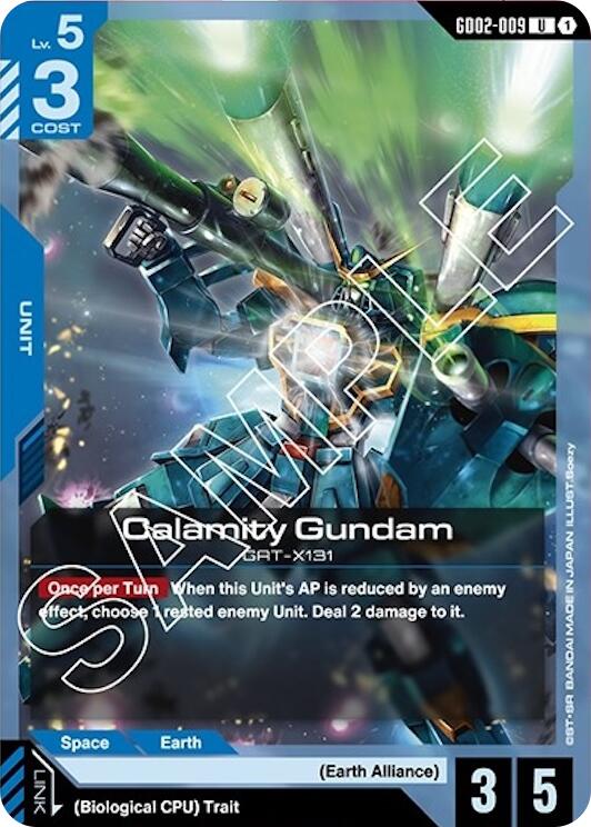 Gundam Card Game: Calamity Gundam card image