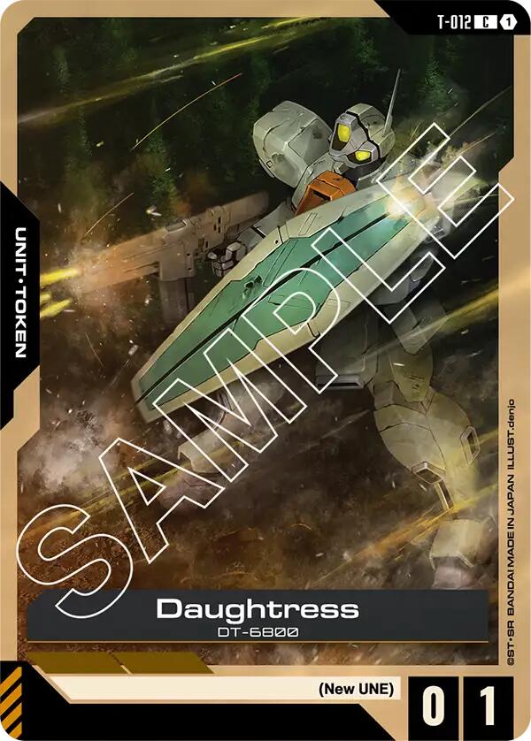 Gundam Card Game: Daughtress (T-012) card image