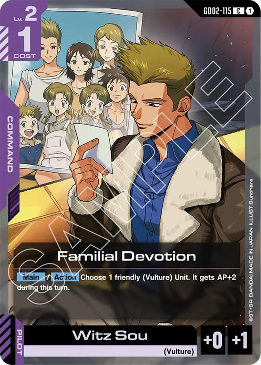 Gundam Card Game: Familial Devotion card image