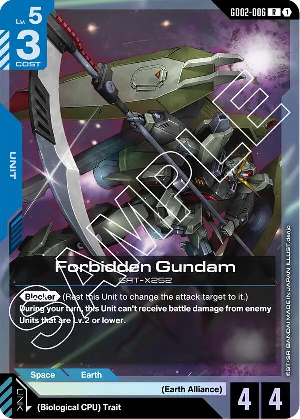 Gundam Card Game: Forbidden Gundam card image