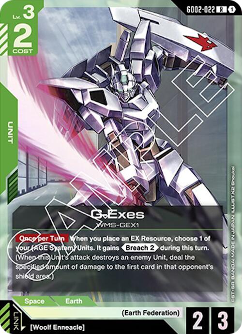 Gundam Card Game: G-Exes card image