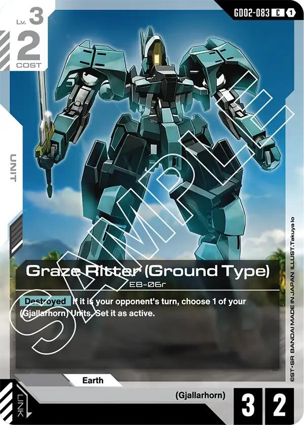 Gundam Card Game: Graze Ritter (Ground Type) card image