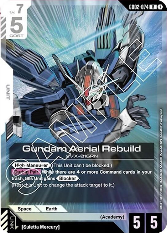 Gundam Card Game: Gundam Aerial Rebuild card image