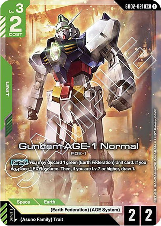 Gundam Card Game: Gundam AGE-1 Normal card image
