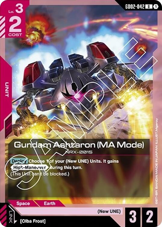 Gundam Card Game: Gundam Ashtaron (MA Mode) card image