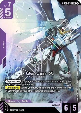 Gundam Card Game: Gundam X (GD02-053) card image