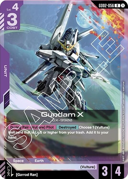 Gundam Card Game: Gundam X (GD02-056) card image