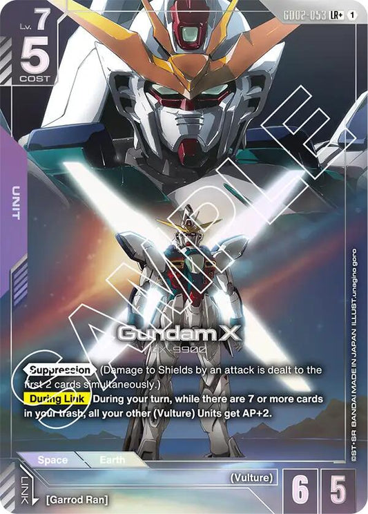 Gundam Card Game: Gundam X (LR+) card image