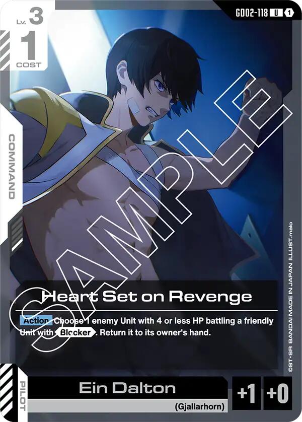 Gundam Card Game: Heart Set on Revenge card image