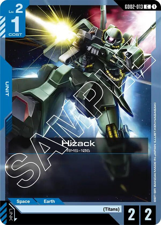 Gundam Card Game: Hizack card image