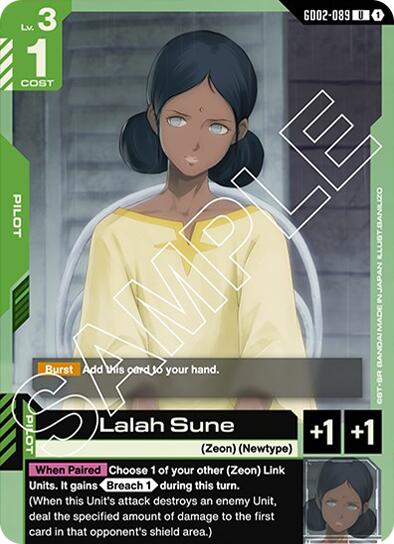 Gundam Card Game: Lalah Sune card image
