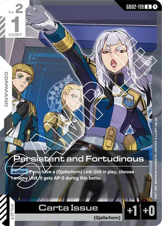 Gundam Card Game: Persistent and Fortudinous card image