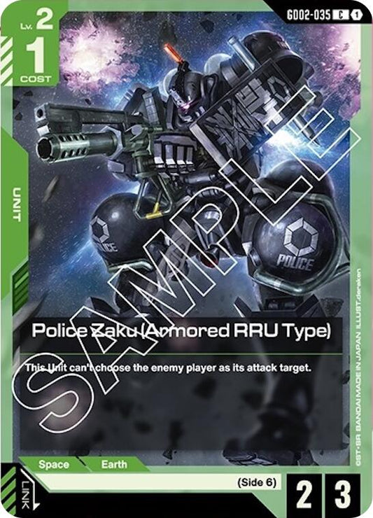 Gundam Card Game: Police Zaku (Armored RRU Type) card image