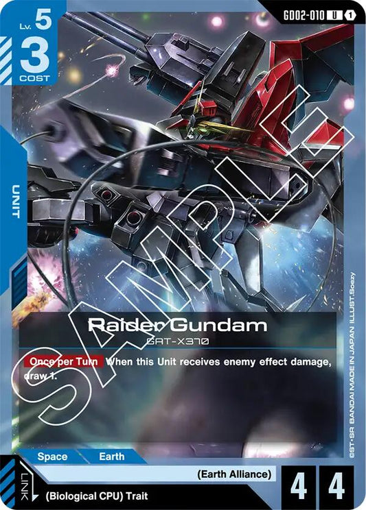 Gundam Card Game: Raider Gundam card image