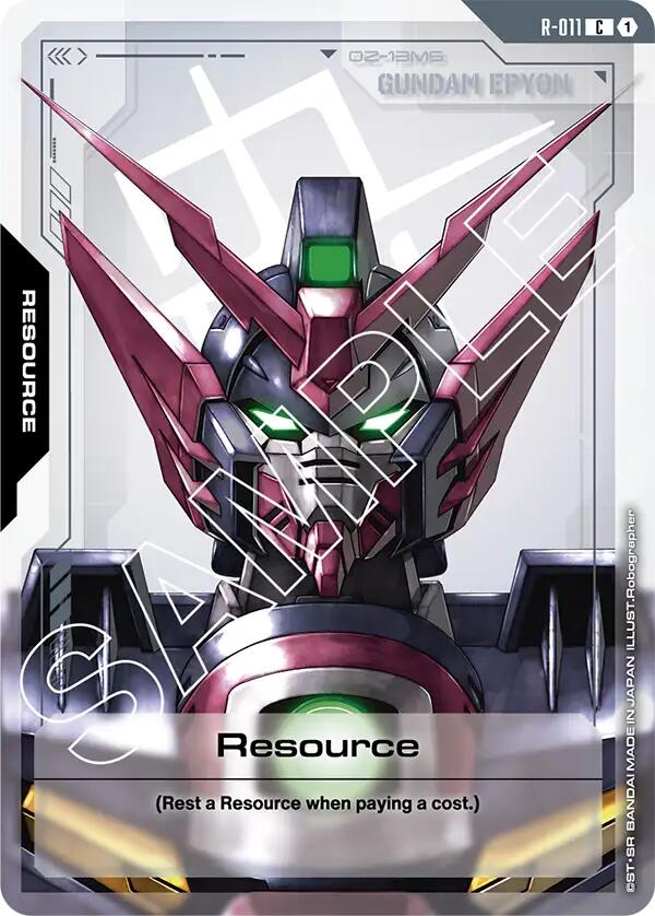 Gundam Card Game: Resource (R-011) card image