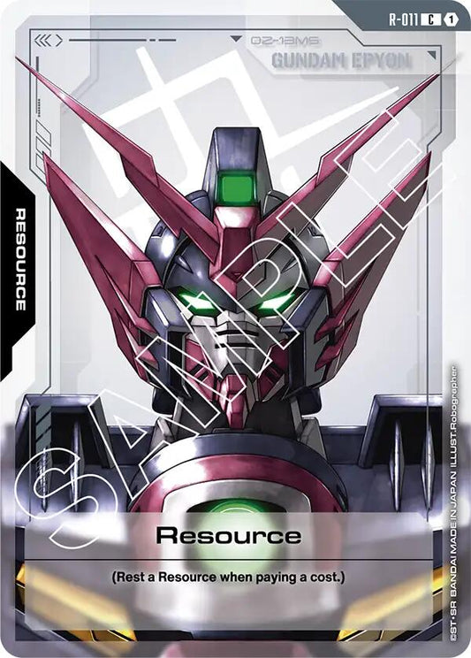 Gundam Card Game: Resource (R-011) card image